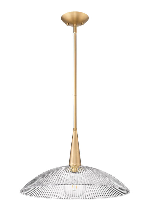 Z-Lite - 3051P18-MGLD - One Light Pendant - Lunelle - Modern Gold