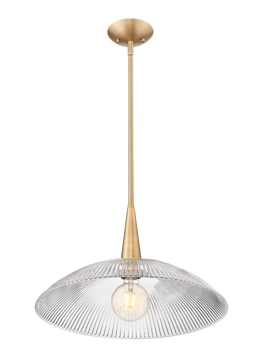 Z-Lite - 3051P18-MGLD - One Light Pendant - Lunelle - Modern Gold