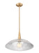 Z-Lite - 3051P18-MGLD - One Light Pendant - Lunelle - Modern Gold