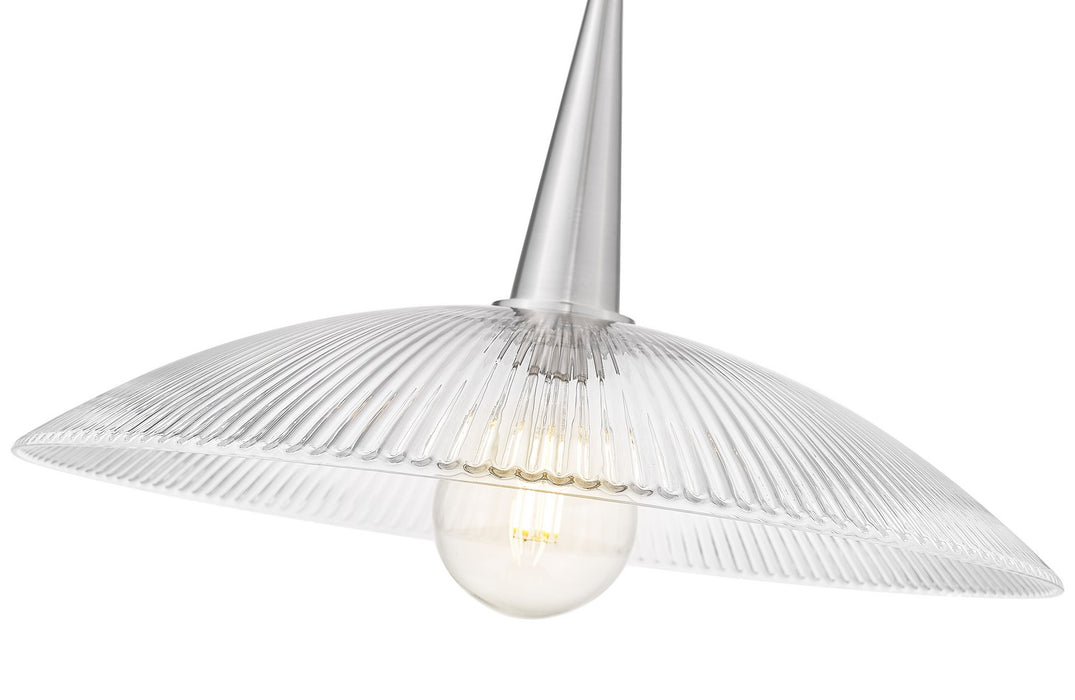 Z-Lite - 3051P24-BN - One Light Pendant - Lunelle - Brushed Nickel
