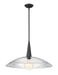 Z-Lite - 3051P24-MB - One Light Pendant - Lunelle - Matte Black