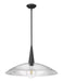 Z-Lite - 3051P24-MB - One Light Pendant - Lunelle - Matte Black