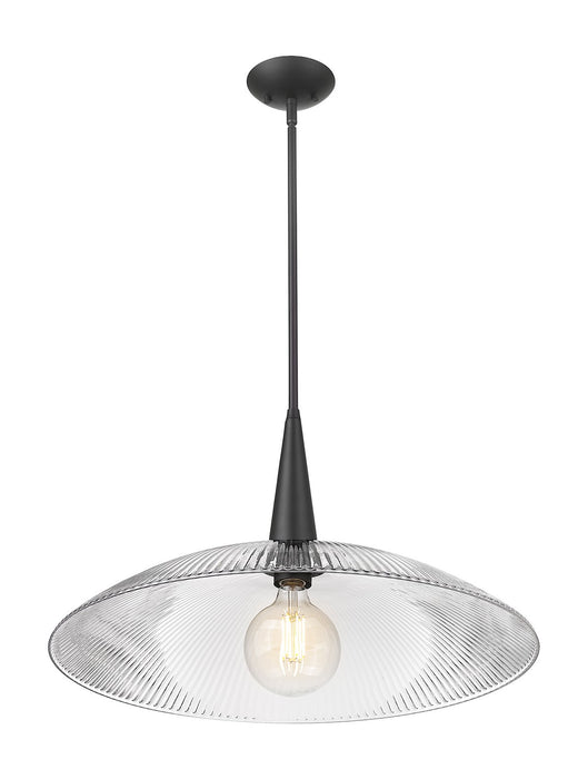 Z-Lite - 3051P24-MB - One Light Pendant - Lunelle - Matte Black