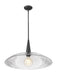 Z-Lite - 3051P24-MB - One Light Pendant - Lunelle - Matte Black