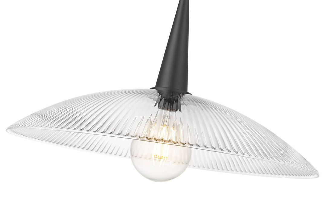 Z-Lite - 3051P24-MB - One Light Pendant - Lunelle - Matte Black