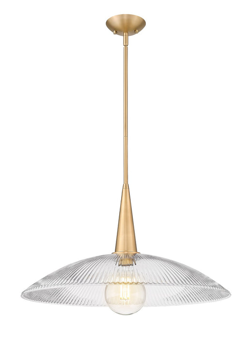 Z-Lite - 3051P24-MGLD - One Light Pendant - Lunelle - Modern Gold
