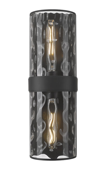 Z-Lite - 3053-2SL-MB - Two Light Wall Sconce - Meridian - Matte Black