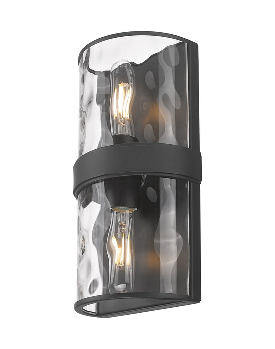 Z-Lite - 3053-2SS-MB - Two Light Wall Sconce - Meridian - Matte Black
