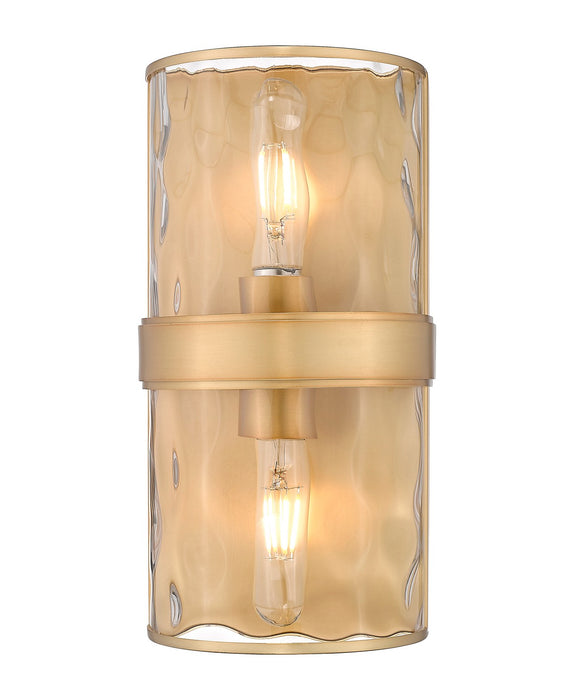Z-Lite - 3053-2SS-RB - Two Light Wall Sconce - Meridian - Rubbed Brass