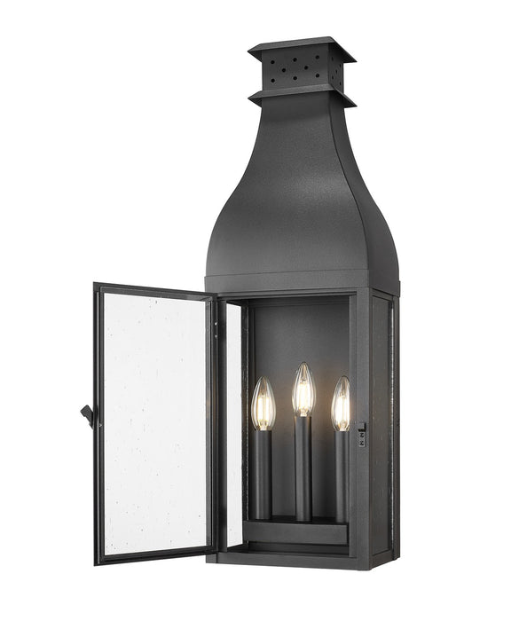 Z-Lite - 5030B-BK - Three Light Outdoor Wall Light - Toulouse - Sand Black
