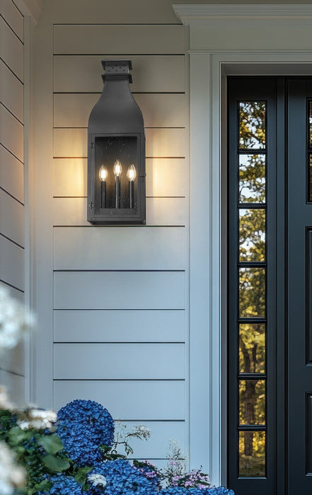 Z-Lite - 5030B-BK - Three Light Outdoor Wall Light - Toulouse - Sand Black