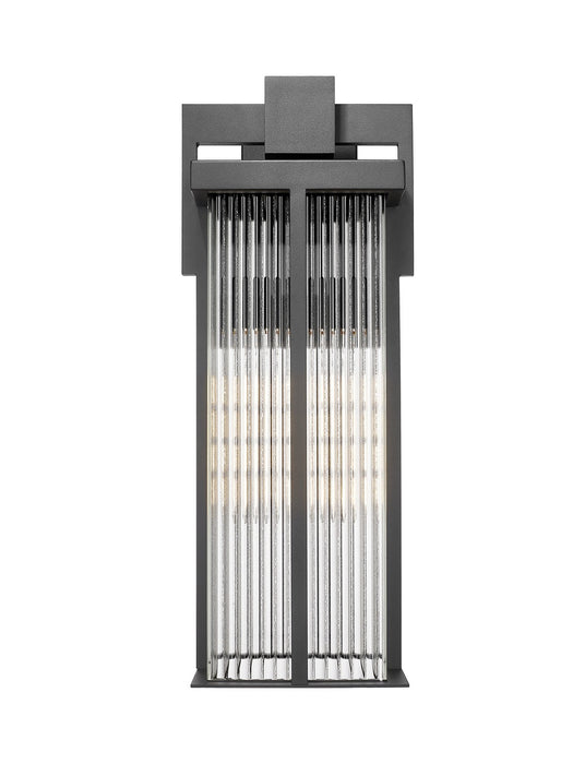 Z-Lite - 5031B-BK - Two Light Outdoor Wall Light - Fortis - Sand Black