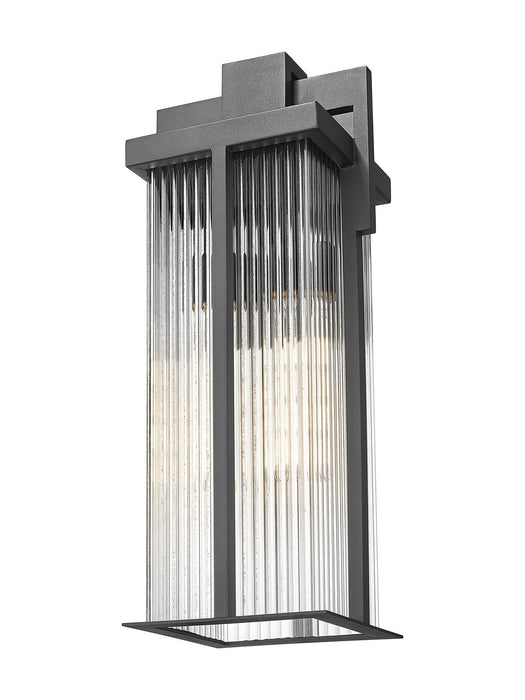 Z-Lite - 5031B-BK - Two Light Outdoor Wall Light - Fortis - Sand Black