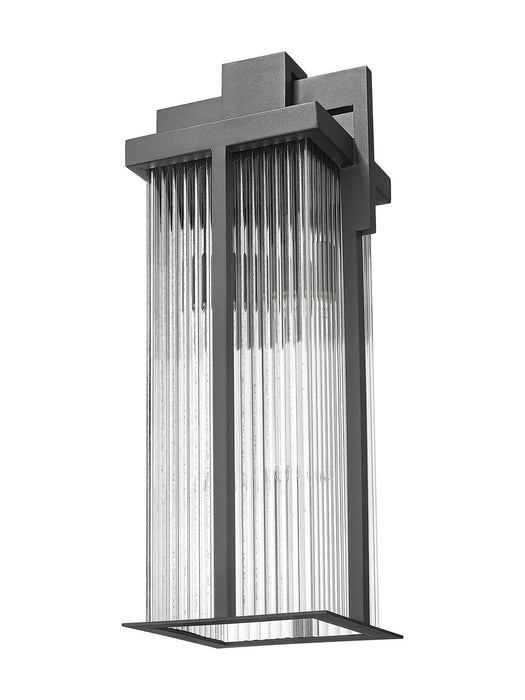 Z-Lite - 5031B-BK - Two Light Outdoor Wall Light - Fortis - Sand Black