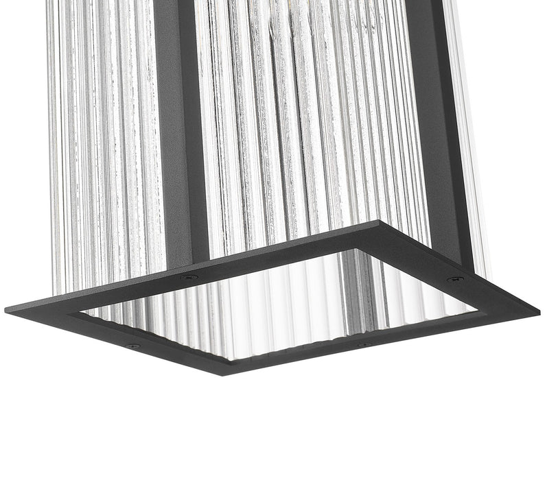 Z-Lite - 5031B-BK - Two Light Outdoor Wall Light - Fortis - Sand Black