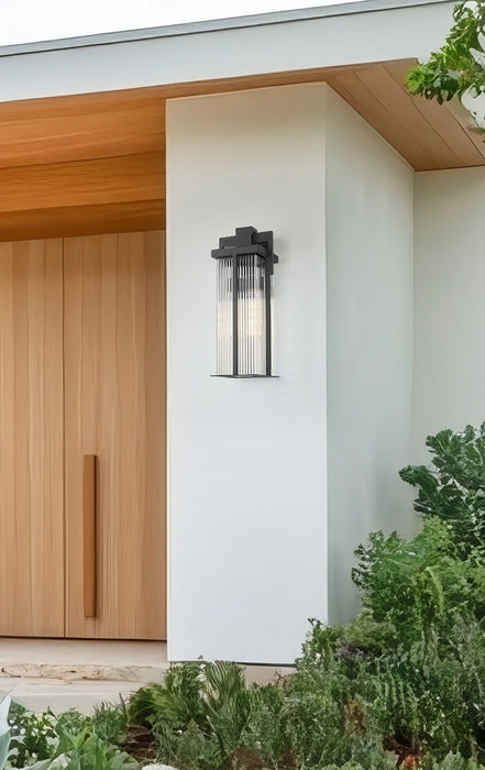 Z-Lite - 5031B-BK - Two Light Outdoor Wall Light - Fortis - Sand Black