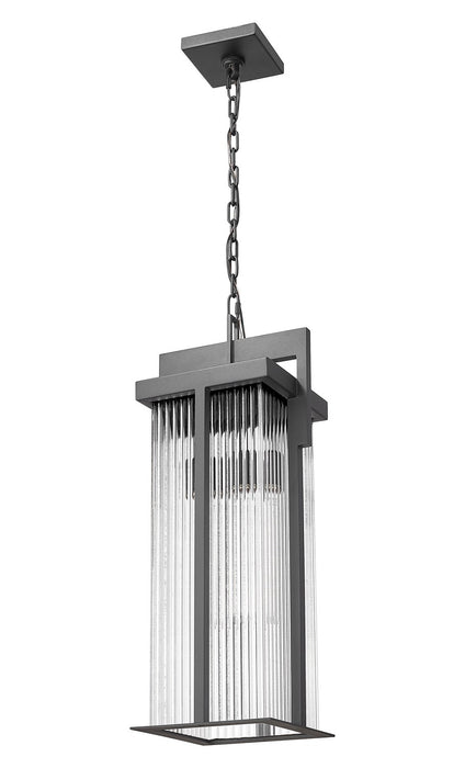 Z-Lite - 5031CHB-BK - Two Light Outdoor Chain Mount Ceiling Fixture - Fortis - Sand Black