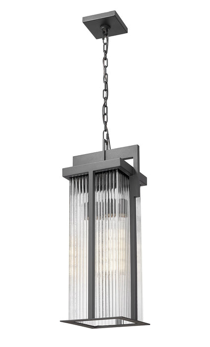 Z-Lite - 5031CHB-BK - Two Light Outdoor Chain Mount Ceiling Fixture - Fortis - Sand Black