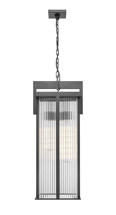 Z-Lite - 5031CHXL-BK - Three Light Outdoor Chain Mount Ceiling Fixture - Fortis - Sand Black