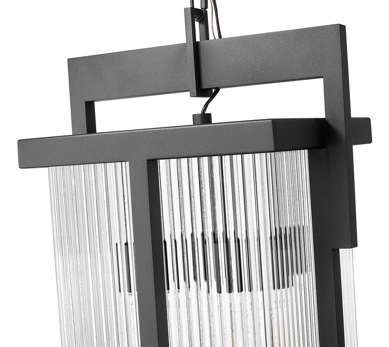 Z-Lite - 5031CHXL-BK - Three Light Outdoor Chain Mount Ceiling Fixture - Fortis - Sand Black