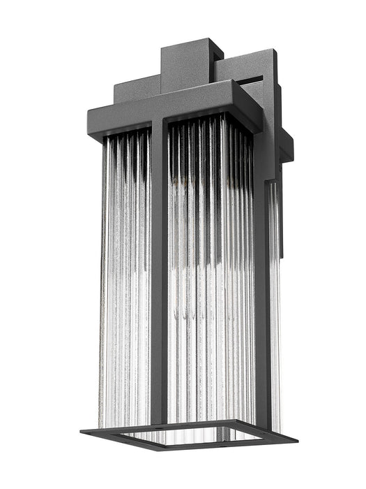 Z-Lite - 5031M-BK - One Light Outdoor Wall Light - Fortis - Sand Black