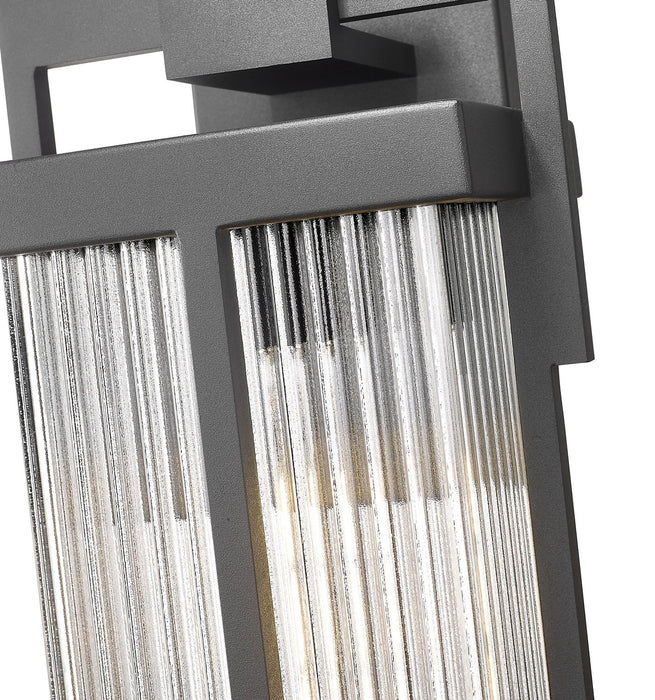 Z-Lite - 5031M-BK - One Light Outdoor Wall Light - Fortis - Sand Black