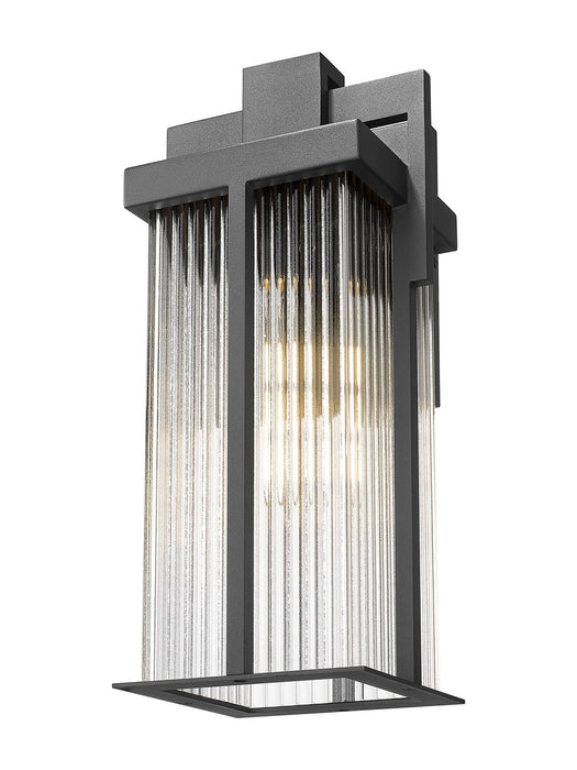 Z-Lite - 5031M-BK - One Light Outdoor Wall Light - Fortis - Sand Black