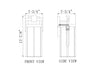Z-Lite - 5031M-BK - One Light Outdoor Wall Light - Fortis - Sand Black