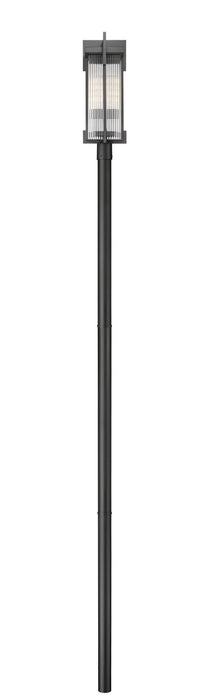 Z-Lite - 5031PHBR-5009P120-BK - Two Light Outdoor Post Mounted Fixture - Fortis - Sand Black