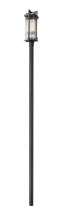Z-Lite - 5031PHBR-5009P120-BK - Two Light Outdoor Post Mounted Fixture - Fortis - Sand Black