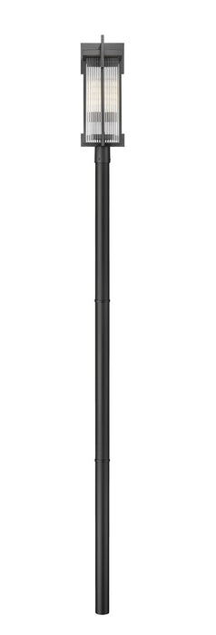 Z-Lite - 5031PHBR-5009P96-BK - Two Light Outdoor Post Mounted Fixture - Fortis - Sand Black