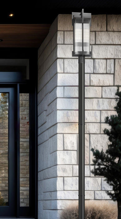Z-Lite - 5031PHBR-5009P96-BK - Two Light Outdoor Post Mounted Fixture - Fortis - Sand Black
