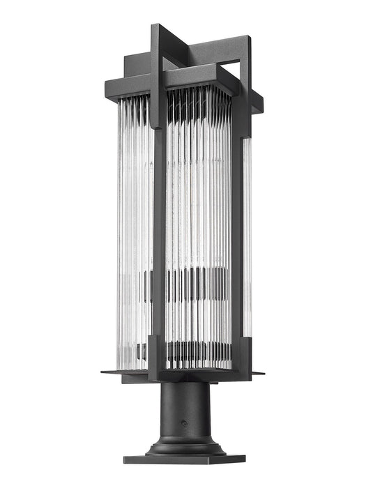 Z-Lite - 5031PHBR-533PM-BK - Two Light Outdoor Pier Mounted Fixture - Fortis - Sand Black