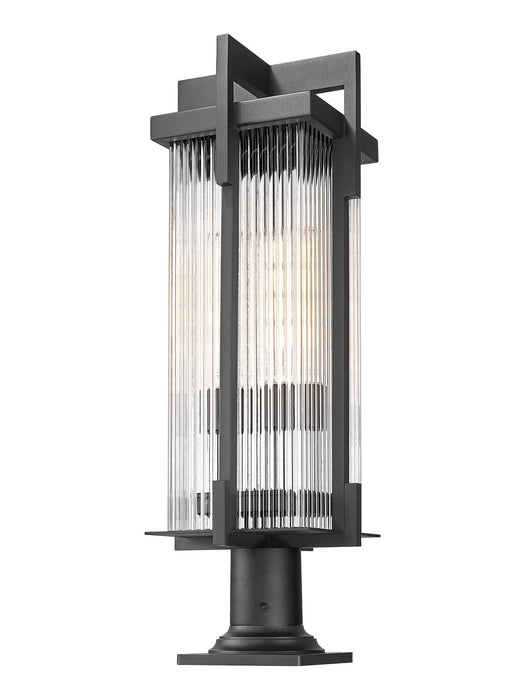 Z-Lite - 5031PHBR-533PM-BK - Two Light Outdoor Pier Mounted Fixture - Fortis - Sand Black