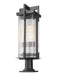 Z-Lite - 5031PHBR-533PM-BK - Two Light Outdoor Pier Mounted Fixture - Fortis - Sand Black
