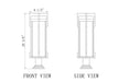 Z-Lite - 5031PHBR-533PM-BK - Two Light Outdoor Pier Mounted Fixture - Fortis - Sand Black