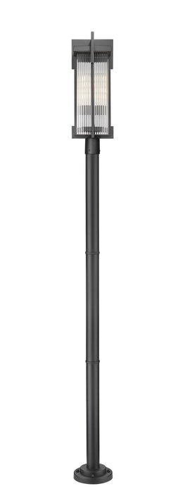 Z-Lite - 5031PHBR-567P-BK - Two Light Outdoor Post Mounted Fixture - Fortis - Sand Black