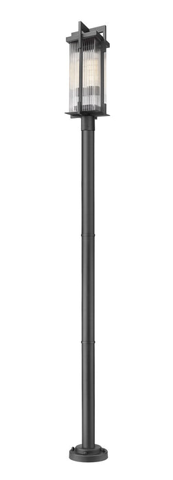 Z-Lite - 5031PHBR-567P-BK - Two Light Outdoor Post Mounted Fixture - Fortis - Sand Black