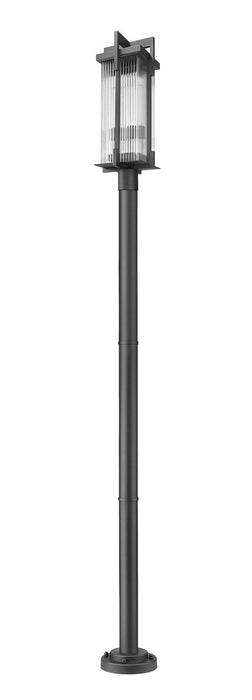 Z-Lite - 5031PHBR-567P-BK - Two Light Outdoor Post Mounted Fixture - Fortis - Sand Black