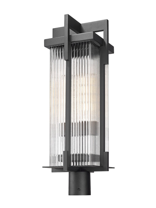 Z-Lite - 5031PHBR-BK - Two Light Outdoor Post Mount Fixture - Fortis - Sand Black