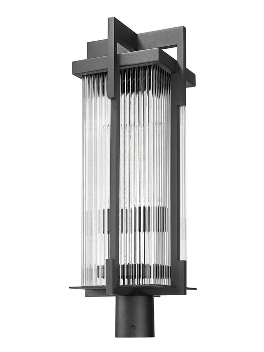 Z-Lite - 5031PHBR-BK - Two Light Outdoor Post Mount Fixture - Fortis - Sand Black