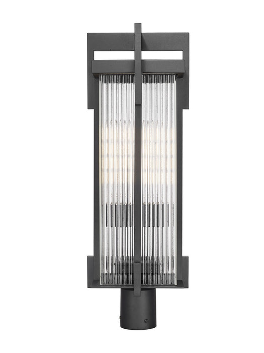 Z-Lite - 5031PHBR-BK - Two Light Outdoor Post Mount Fixture - Fortis - Sand Black