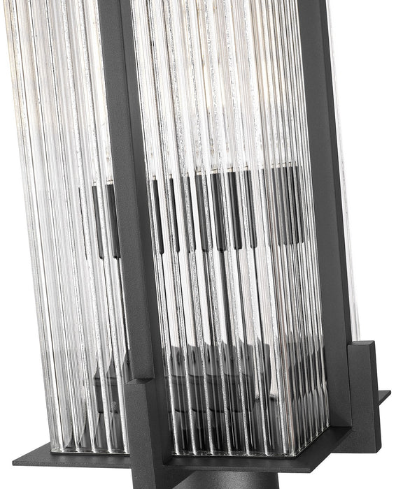 Z-Lite - 5031PHBR-BK - Two Light Outdoor Post Mount Fixture - Fortis - Sand Black