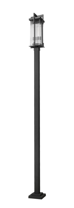 Z-Lite - 5031PHBS-536P-BK - Two Light Outdoor Post Mounted Fixture - Fortis - Sand Black