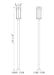 Z-Lite - 5031PHBS-536P-BK - Two Light Outdoor Post Mounted Fixture - Fortis - Sand Black
