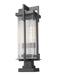 Z-Lite - 5031PHBS-SQPM-BK - Two Light Outdoor Pier Mounted Fixture - Fortis - Sand Black