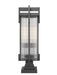 Z-Lite - 5031PHBS-SQPM-BK - Two Light Outdoor Pier Mounted Fixture - Fortis - Sand Black