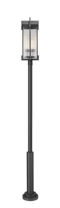 Z-Lite - 5031PHXLR-5010P-BK - Three Light Outdoor Post Mounted Fixture - Fortis - Sand Black