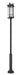 Z-Lite - 5031PHXLR-5010P-BK - Three Light Outdoor Post Mounted Fixture - Fortis - Sand Black