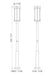 Z-Lite - 5031PHXLR-5010P-BK - Three Light Outdoor Post Mounted Fixture - Fortis - Sand Black